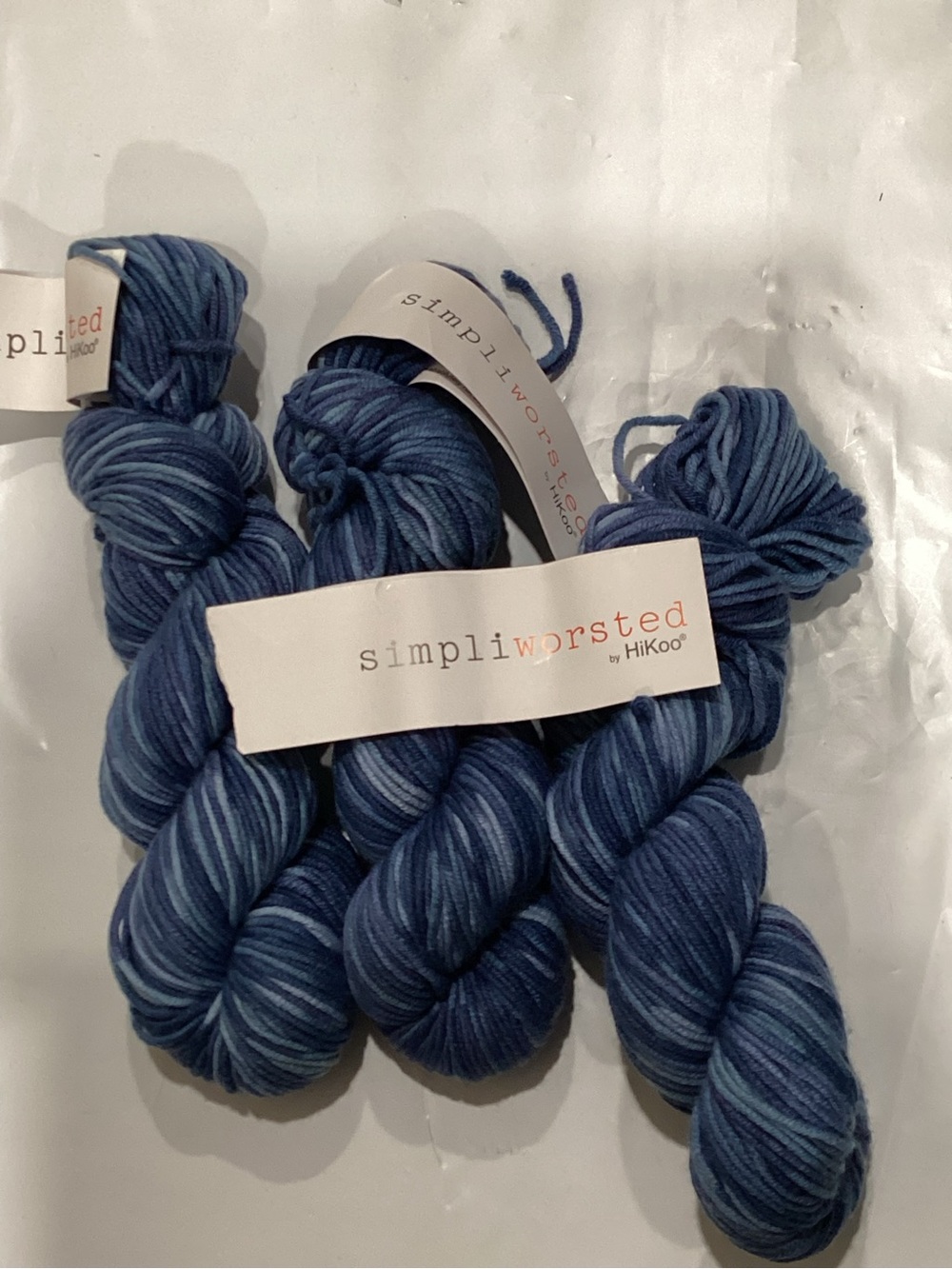 3 hanks of simpliworsted by Hikoo